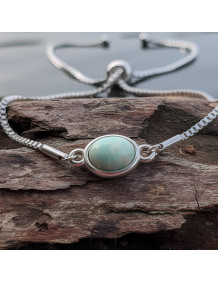 Amazonit Taşı Çelik Bileklik – Kararmaz