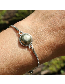 Pirit Taşı Çelik Bileklik 10 mm – Kararmaz