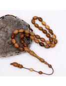 Arpa Kesim Pelesenk Ağacı Tesbih - 8*11 mm