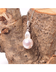Barok İnci Gümüş Kolye