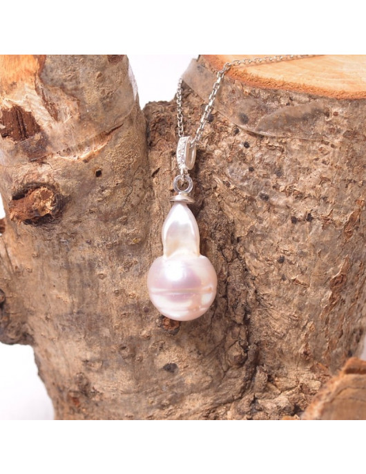 Barok İnci Gümüş Kolye Barok İnci Gümüş Kolye