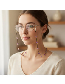 Ametist Taşı Gözlük Askısı – Doğal Taş Şıklığı