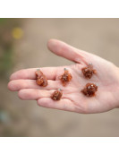 Aragonit Taşı Çelik Kolye Ucu