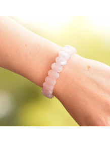 Pembe Kuvars Taşı Bileklik