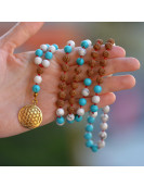 Yaşam Çiçeği Püsküllü Mala Kolye - Tesbih - 108 Habbeli Yaşam Çiçeği Püsküllü Mala Kolye - Tesbih - 108 Habbeli