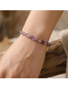 Üzüm Model Ametist Bileklik – 5x7 mm Üzüm Model Ametist Bileklik – 5x7 mm