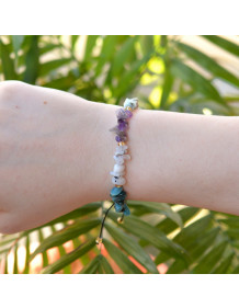 Balık Burcu Doğal Taş Bileklik - Ayarlamalı