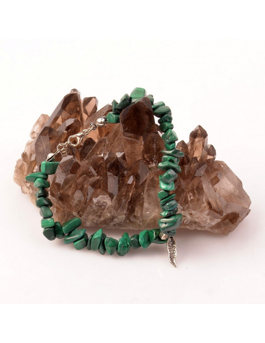 Malakit Taşı Şekilsiz Bileklik - Malahit Taşı Malakit Taşı Şekilsiz Bileklik - Malahit Taşı