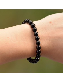 Obsidyen Taşı Bileklik ( 8 mm )