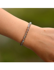 Yansımalı Labradorit Taşı Bileklik - Yüksek Kalite ( 6 mm )