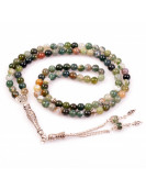 Akik Taşı Dua Tesbihi - Hint Akiği - 6 mm