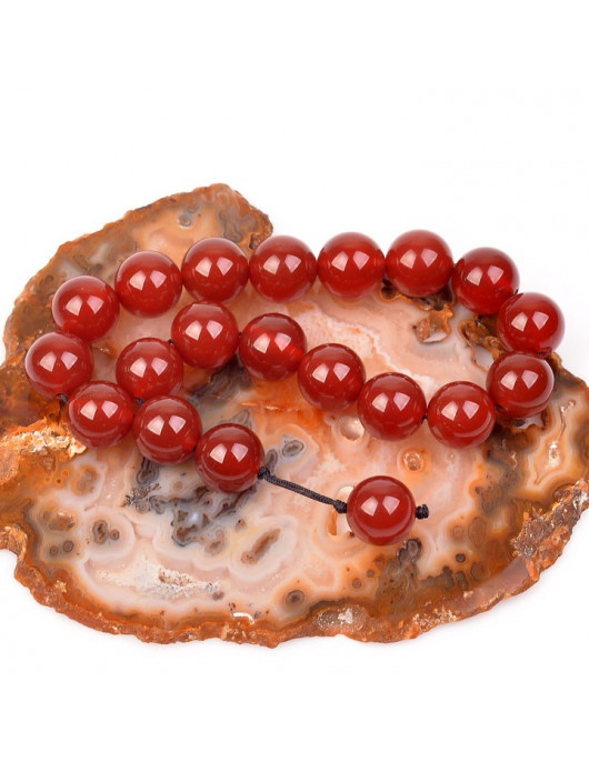 Akik Taşı Efe Tesbihi - 14 mm