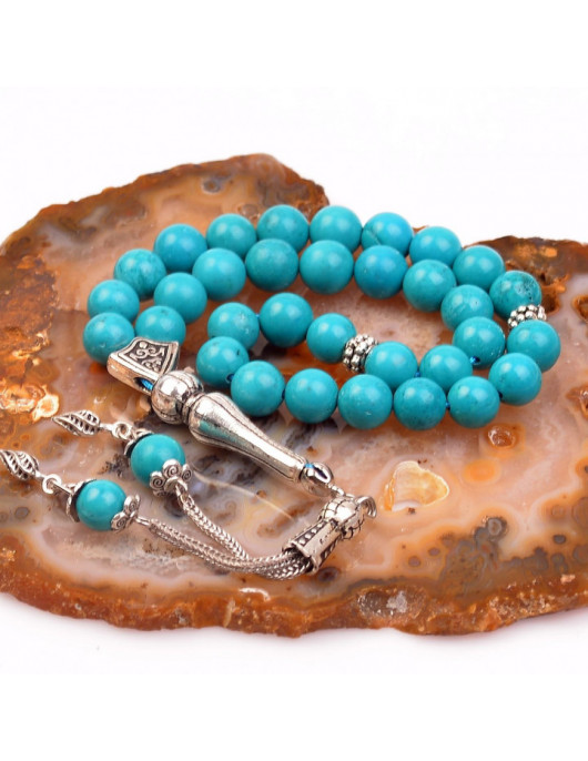 Turkuaz Taşı Tesbih (8 mm)